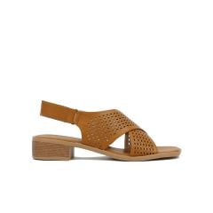 Sandal Cao Gót Hạnh Dung Bản Chéo Laser HD2980AY