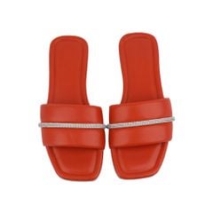 Dép Xẹp Hạnh Dung Bản Ngang Phối Kim Sa HD12232AM