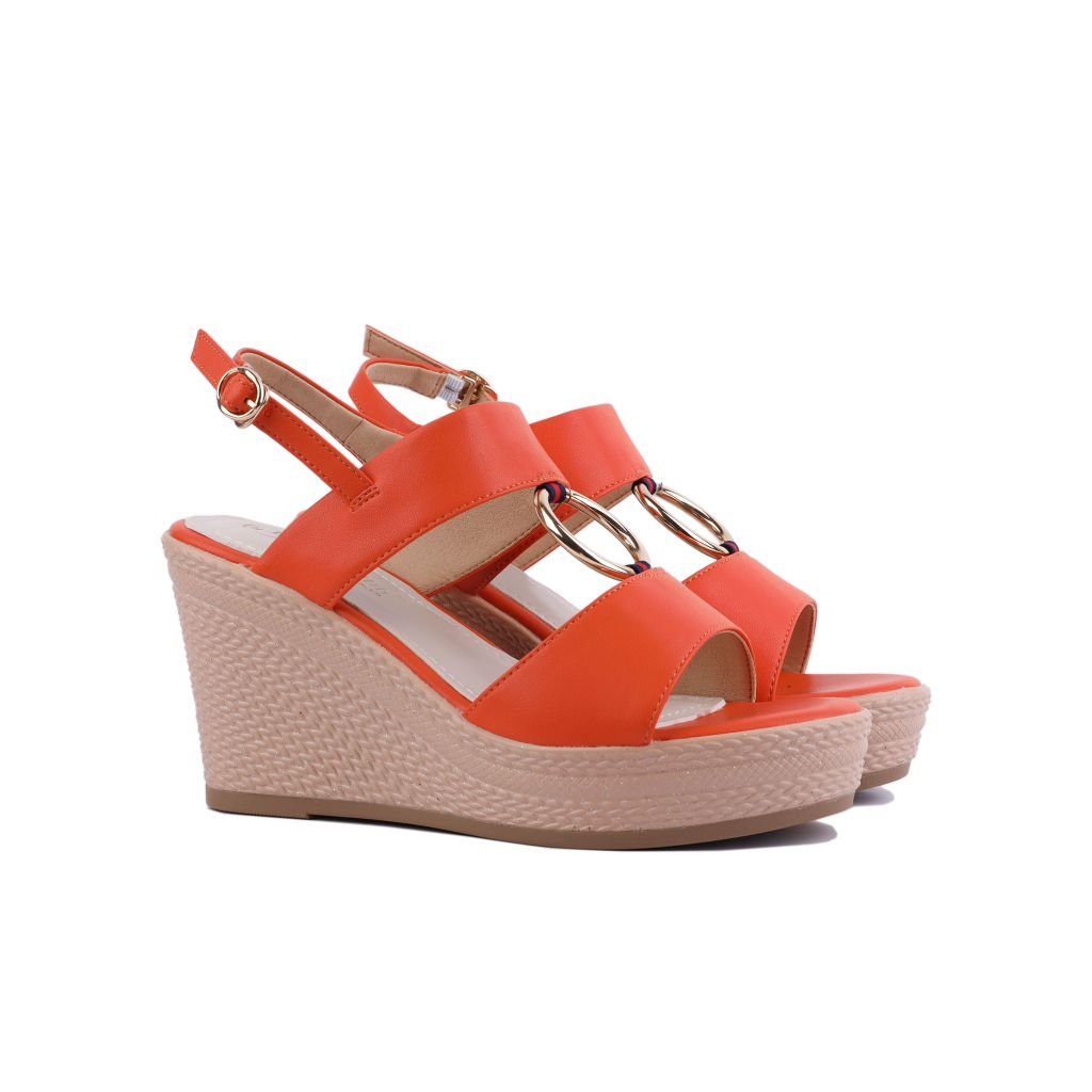 Sandal Xuồng Hạnh Dung Phối Phụ Kiện Tròn HD27208BI