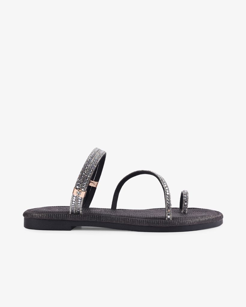 Dép Xẹp Hạnh Dung Xỏ Ngón Kim Sa HD1107AV