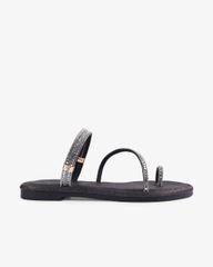 Dép Xẹp Hạnh Dung Xỏ Ngón Kim Sa HD1107AV