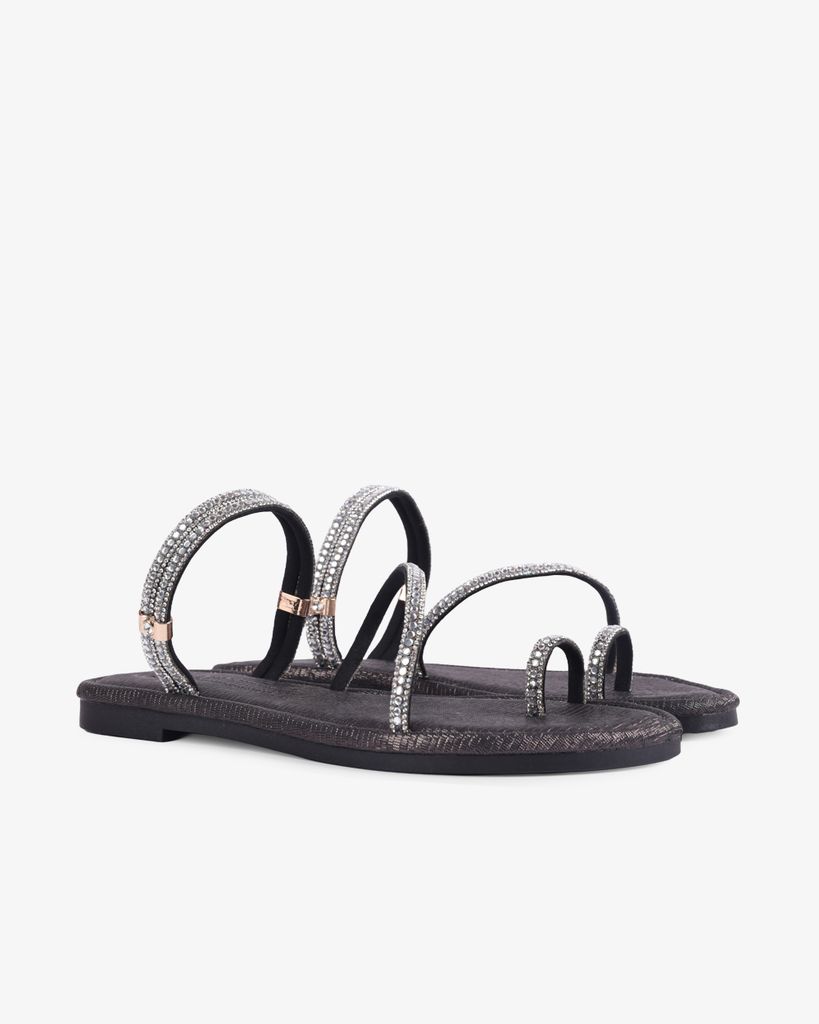 Dép Xẹp Hạnh Dung Xỏ Ngón Kim Sa HD1107AV