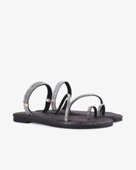 Dép Xẹp Hạnh Dung Xỏ Ngón Kim Sa HD1107AV