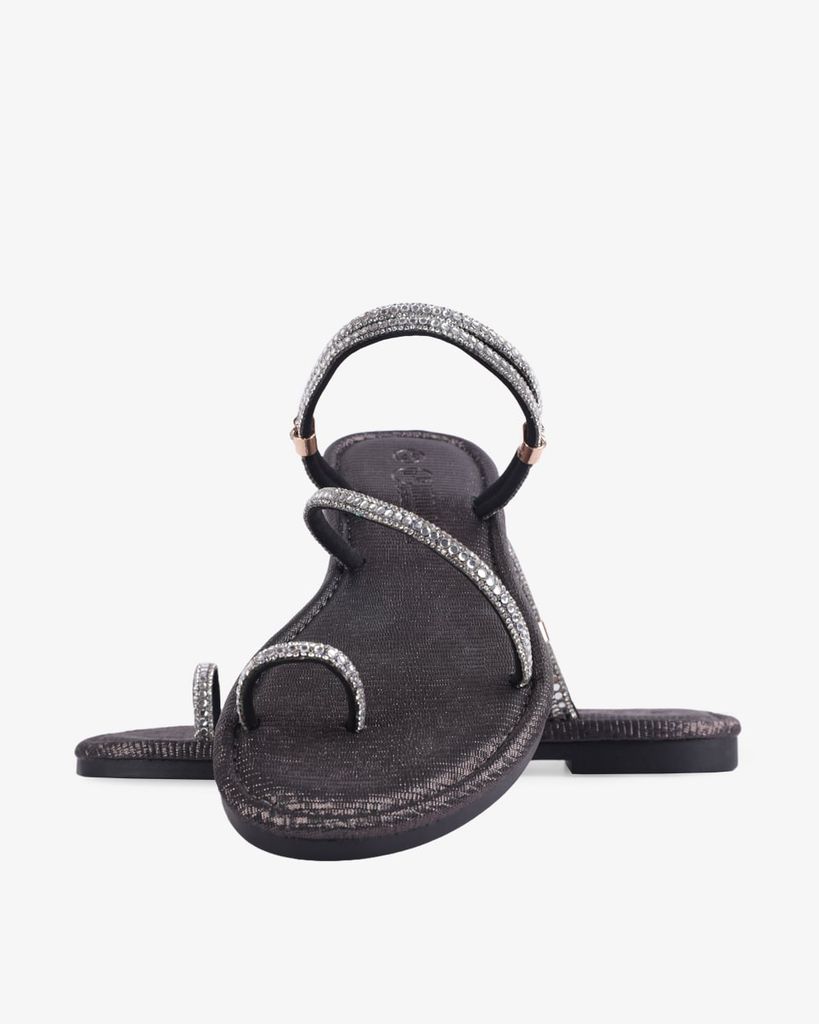 Dép Xẹp Hạnh Dung Xỏ Ngón Kim Sa HD1107AV