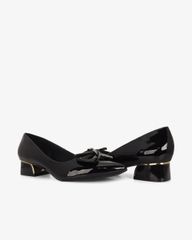 Giày Cao Gót Hạnh Dung Mũi Nhọn Nơ Dây Xoàn HD041012AD