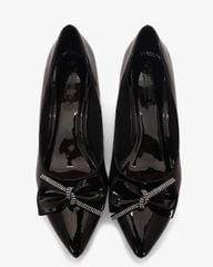 Giày Cao Gót Hạnh Dung Mũi Nhọn Nơ Dây Xoàn HD041012AD