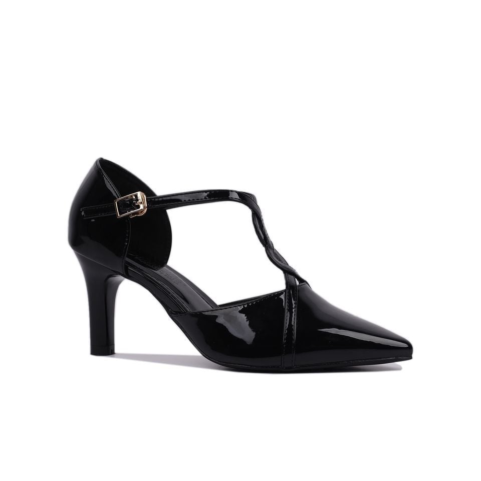 Sandal Cao Gót Hạnh Dung Mũi Nhọn Xoắn Dây HD04719AD