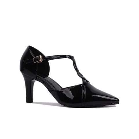 Sandal Cao Gót Hạnh Dung Mũi Nhọn Xoắn Dây HD04719AD