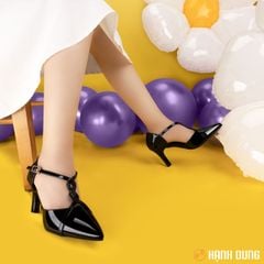 Sandal Cao Gót Hạnh Dung Mũi Nhọn Xoắn Dây HD04719AD