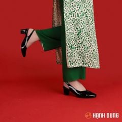 Sandal Cao Gót Hạnh Dung Bít Mũi Vuông HD04760AD
