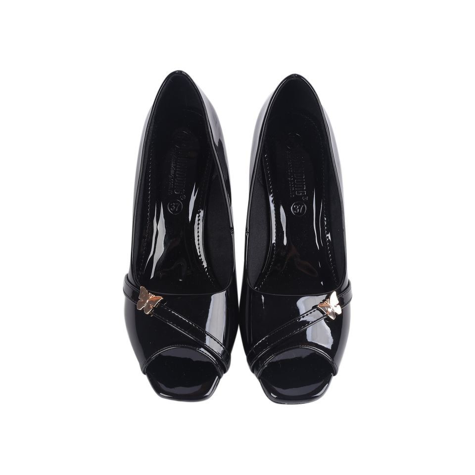 Giày Hở Mũi Hạnh Dung Dây Chéo Khóa Bướm HD04908AD