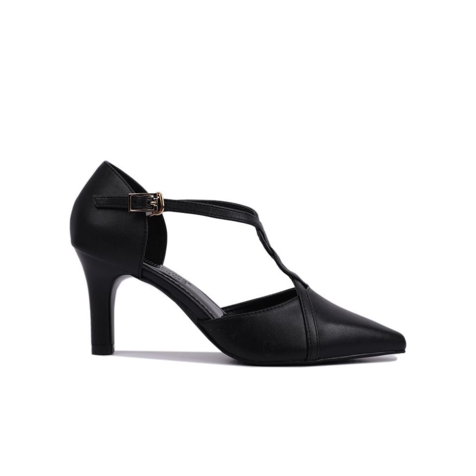 Sandal Cao Gót Hạnh Dung Mũi Nhọn Xoắn Dây HD04719AD