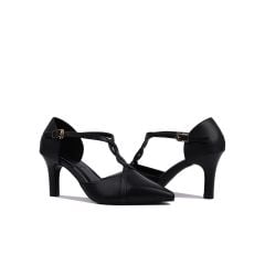 Sandal Cao Gót Hạnh Dung Mũi Nhọn Xoắn Dây HD04719AD