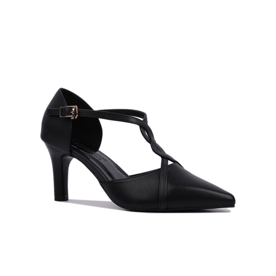 Sandal Cao Gót Hạnh Dung Mũi Nhọn Xoắn Dây HD04719AD