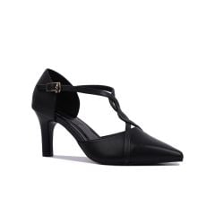 Sandal Cao Gót Hạnh Dung Mũi Nhọn Xoắn Dây HD04719AD