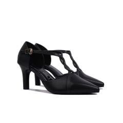 Sandal Cao Gót Hạnh Dung Mũi Nhọn Xoắn Dây HD04719AD