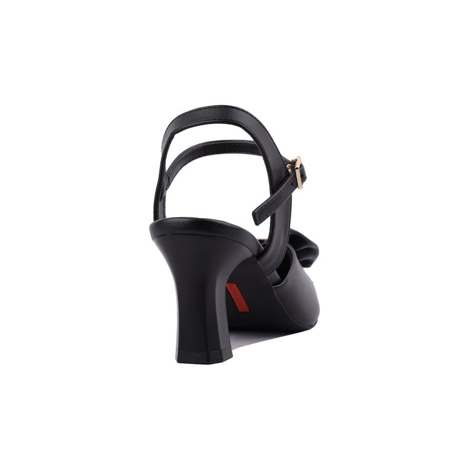 Sandal Cao Gót Hạnh Dung Bít Mũi Nhọn Đính Nơ HD04844AD