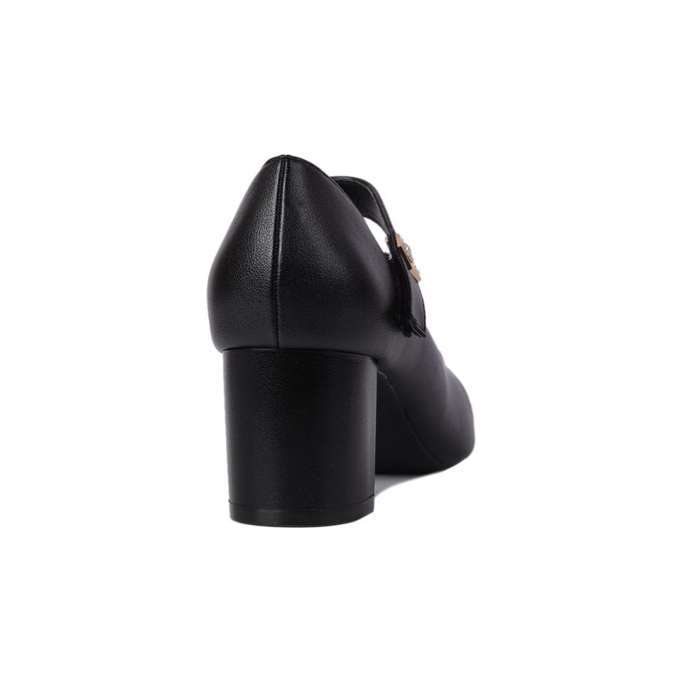 Giày Cao Gót Hạnh Dung Đế Trụ Mũi Vuông HD04865AD
