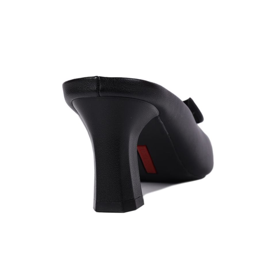 Dép Bít Mũi Hạnh Dung Nơ Mũi Vuông Xinh Xắn HD04867AD