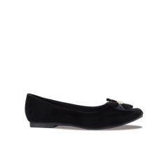 Giày Búp Bê Hạnh Dung Nơ Khóa Nhún HD04887AD