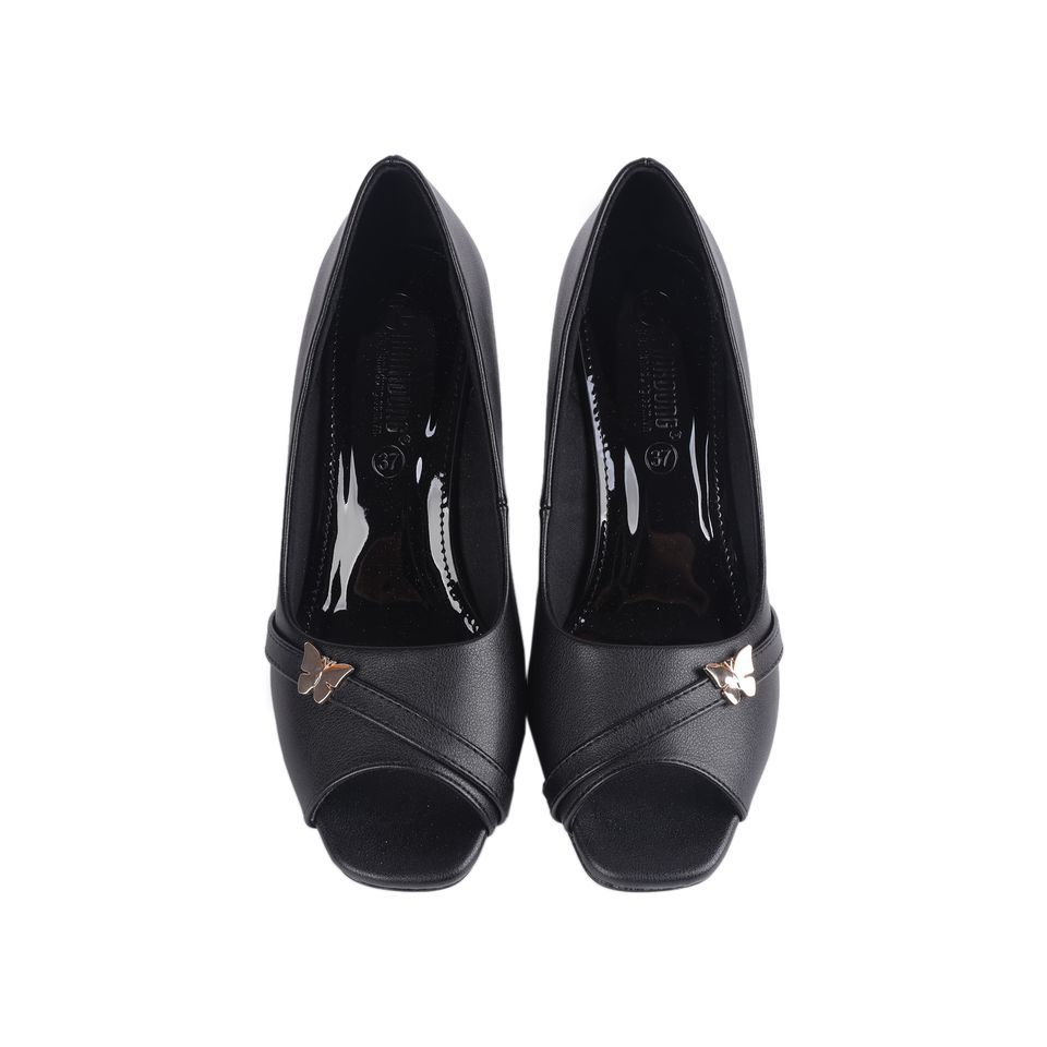 Giày Hở Mũi Hạnh Dung Dây Chéo Khóa Bướm HD04908AD