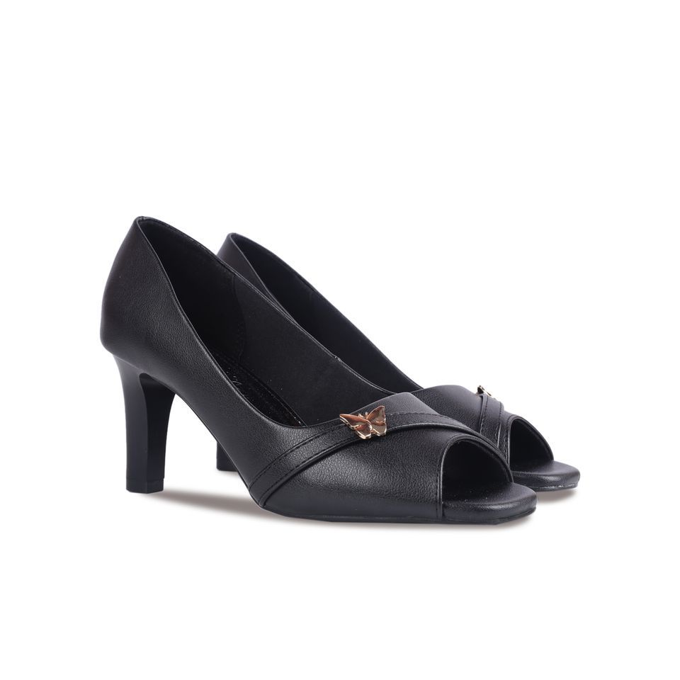 Giày Hở Mũi Hạnh Dung Dây Chéo Khóa Bướm HD04908AD