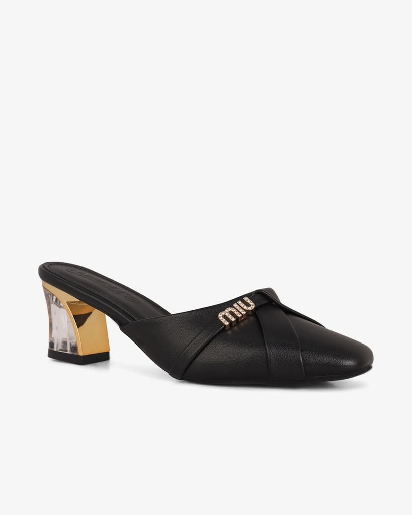 Dép Bít Mũi Hạnh Dung Dây Khóa Gót Mica HD04991AD