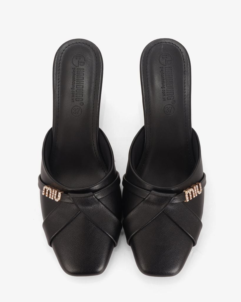 Dép Bít Mũi Hạnh Dung Dây Khóa Gót Mica HD04991AD