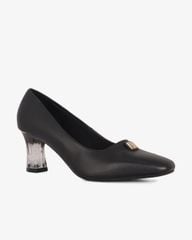 Giày Cao Gót Hạnh Dung Mũi Vuông Khóa Chữ V HD04997AD