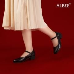 Giày Cao Gót Albee Dây Hậu Dán HD0201TQ