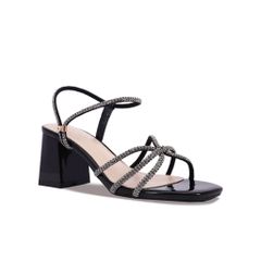 Sandal Cao Gót Albee Nhiều Dây Kim Sa Nối HD0202TQ