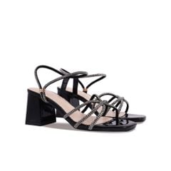 Sandal Cao Gót Albee Nhiều Dây Kim Sa Nối HD0202TQ