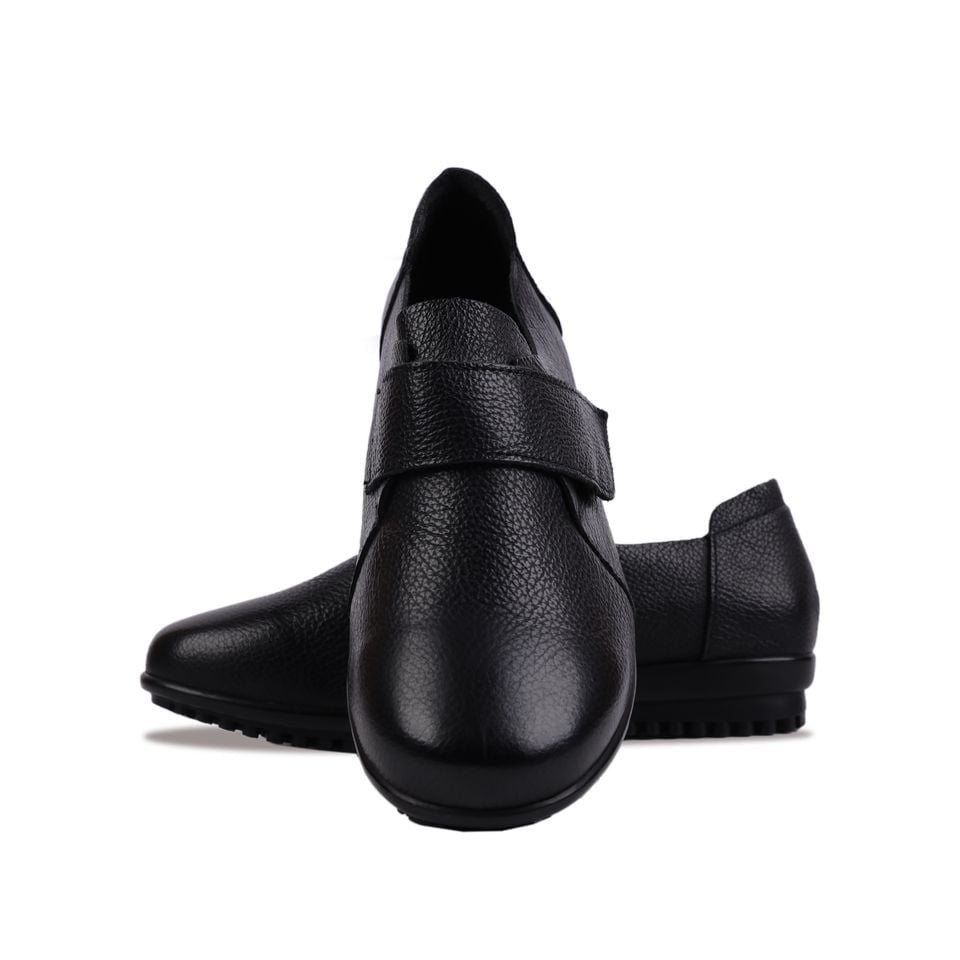 Giày Búp Bê Albee Phối Quai Dán HD0206TQ