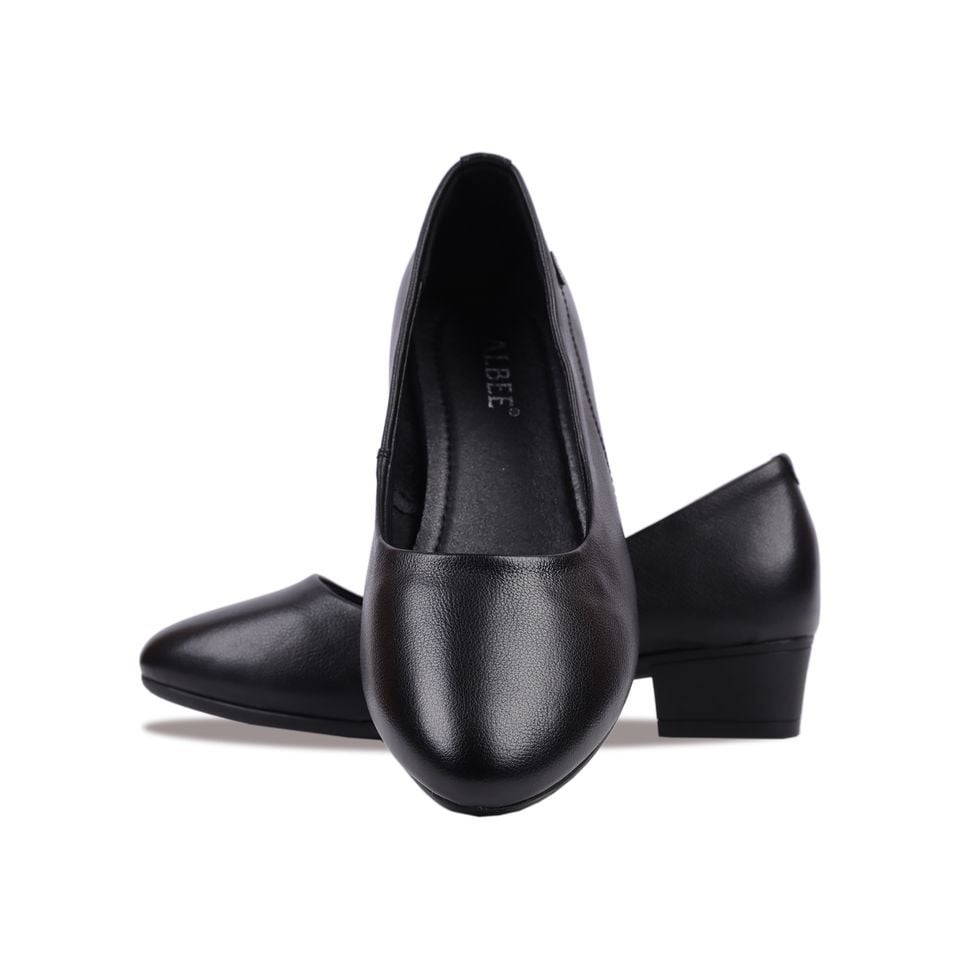 Giày Cao Gót Albee Mũi Tròn HD0207TQ