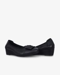 Giày Đế Xuồng Albee Mũi Vuông Nơ Khóa Hoa Nhỏ HD02100TQ