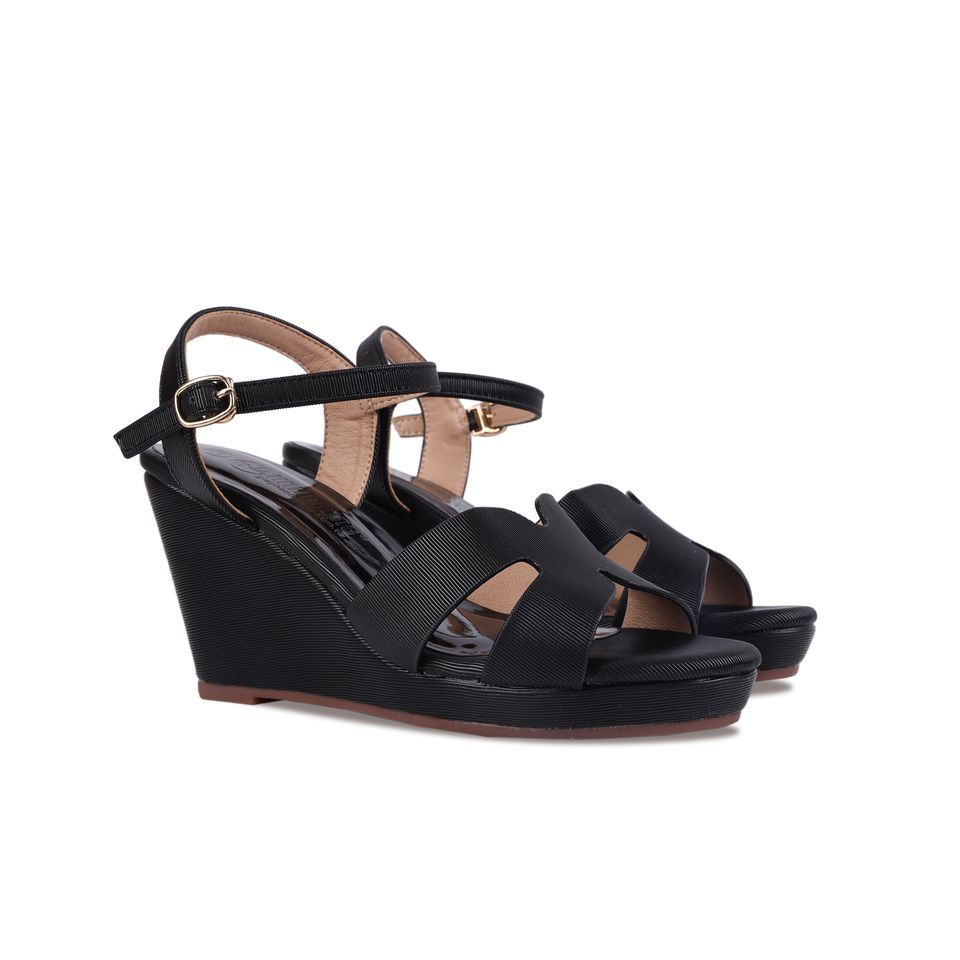 Sandal Xuồng Hạnh Dung Quai Chữ H 9cm HD02145AB