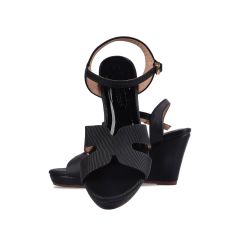 Sandal Xuồng Hạnh Dung Quai Chữ H 9cm HD02145AB