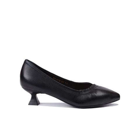 Giày Cao Gót Albee Nhún Bèo Gót Cách Điệu HD0216TQ