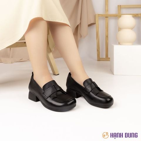 Giày Cao Gót Hạnh Dung Mọi Phối Nơ HD02173AB