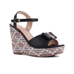 Sandal Xuồng Hạnh Dung Quai Nơ HD02174AB