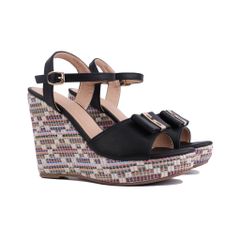 Sandal Xuồng Hạnh Dung Quai Nơ HD02174AB