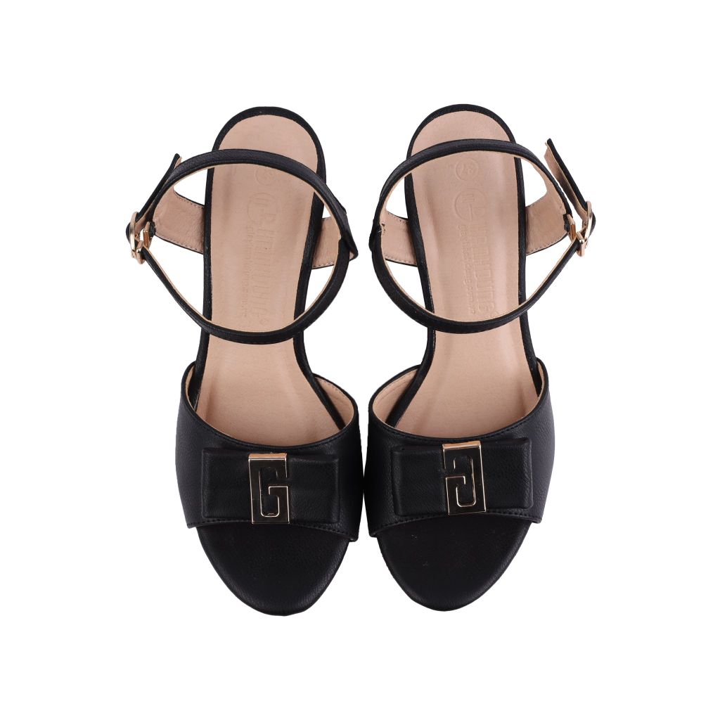 Sandal Xuồng Hạnh Dung Quai Nơ HD02174AB