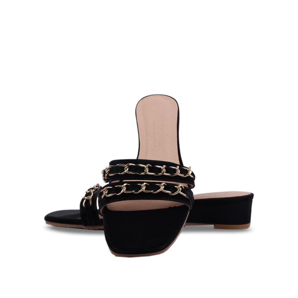 Dép Xuồng Hạnh Dung Quai Phối Phụ Kiện HD02177AB