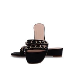 Dép Xuồng Hạnh Dung Quai Phối Phụ Kiện HD02177AB