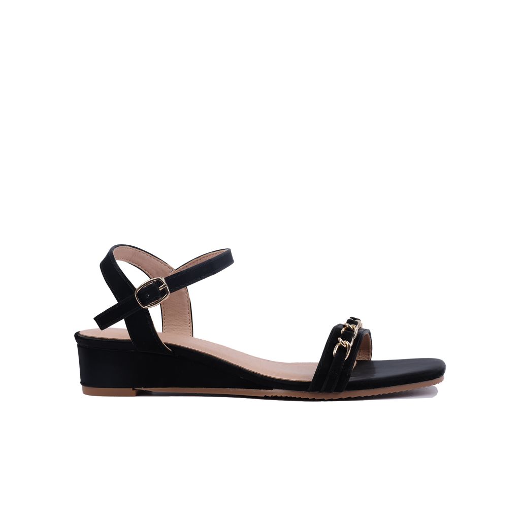 Sandal Xuồng Hạnh Dung Dây Mảnh Phối Khóa Lắc HD02178AB