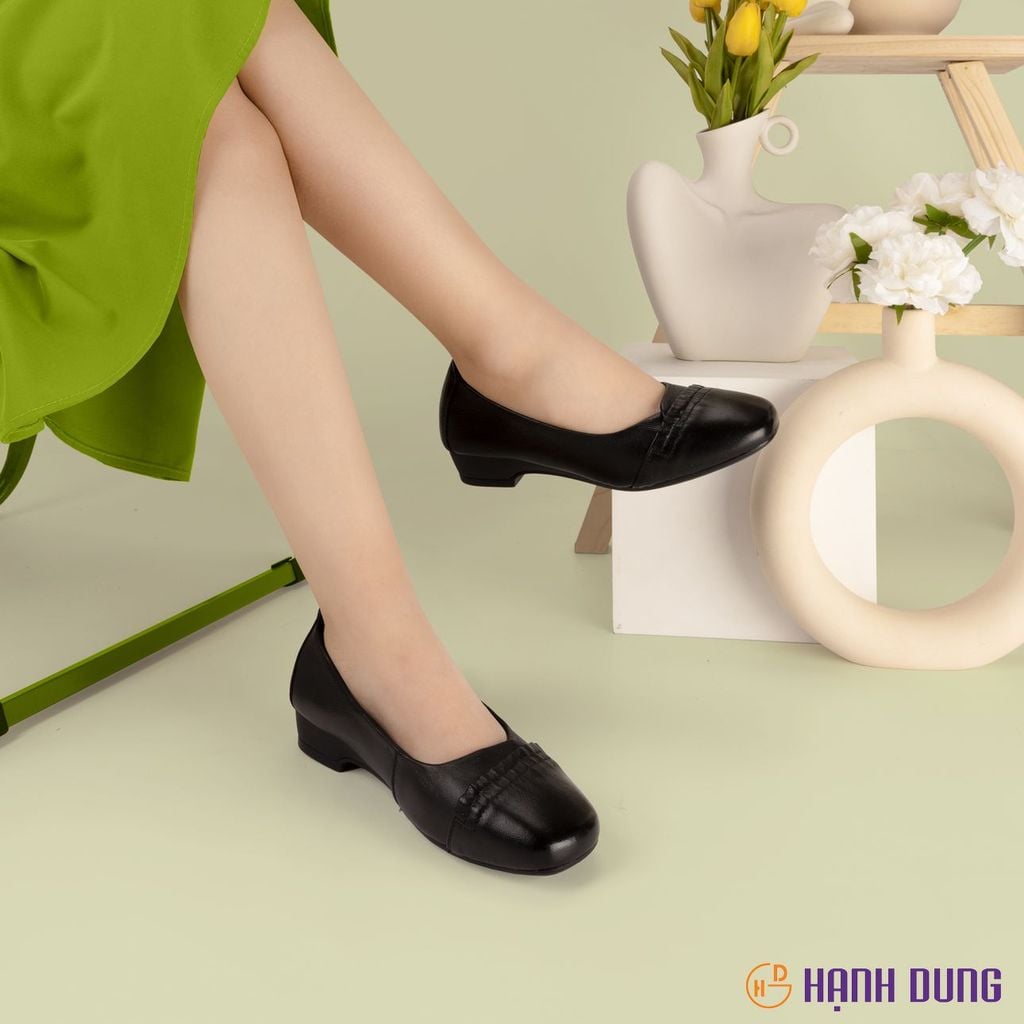 Giày Búp Bê Hạnh Dung Mũi Nhúng Bèo HD02184AB