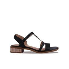 Sandal Cao Gót Hạnh Dung T-Strap Phối Phụ Kiện HD02193AB