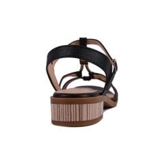 Sandal Cao Gót Hạnh Dung T-Strap Phối Phụ Kiện HD02193AB