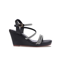 Sandal Xuồng Hạnh Dung Quai Dây Đính Đá Sang Trọng HD02194AB