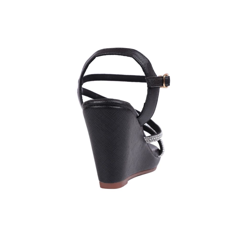 Sandal Xuồng Hạnh Dung Quai Dây Đính Đá Sang Trọng HD02194AB